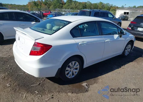 2012 Honda Civic Lx из США, поврежденный, VIN 2HGFB2F52CH562938